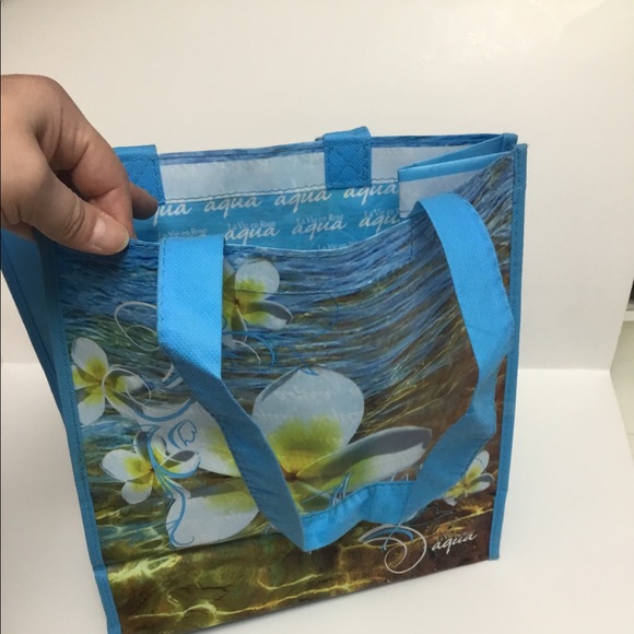 FWP LA VIE EN ROSE AQUA Shopping Bag - Picture 5 of 5